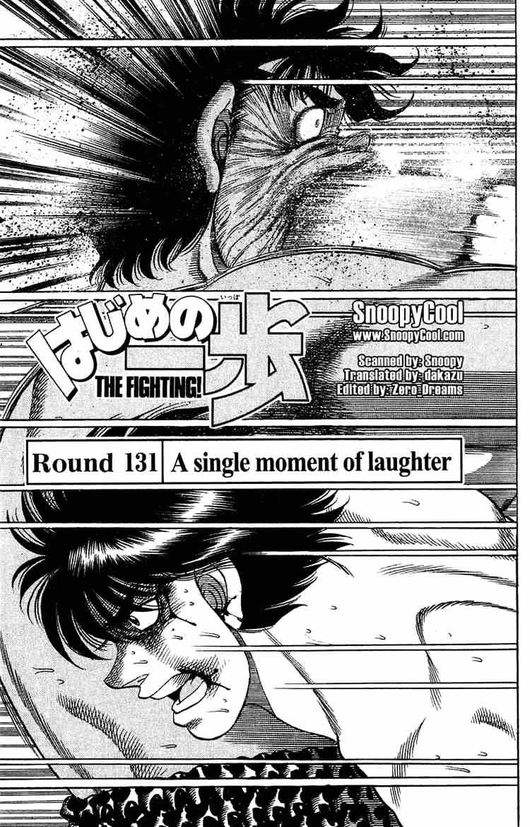 Hajime no Ippo: Fighting Spirit, Chapter 131 image 01